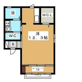 メゾンド アンジュ【2階】の間取り