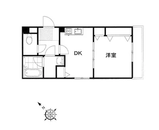 アイパルス武蔵野【2階】の間取り