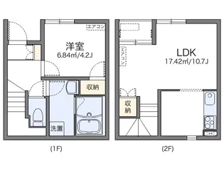 レオネクストメゾン マキノミの間取り
