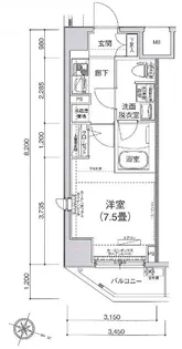 アイル赤羽サウス【4階】の間取り