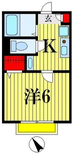 ジュピターT&F【2階】の間取り