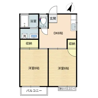メゾン静【2階】の間取り