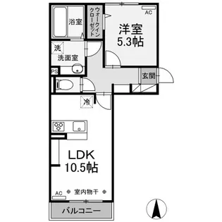 メゾンレジデンス【3階】の間取り