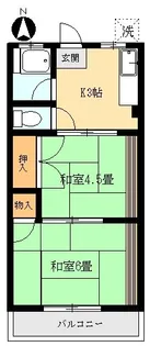 ハイムオリエント【1階】の間取り