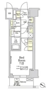 THE CLASS MINAMIAZABU【9階】の間取り