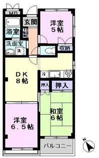 チェリーハイツ【2階】の間取り