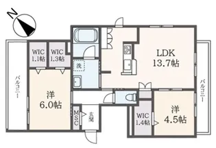 Brillante【2階】の間取り