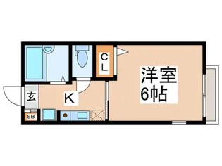 ラポ-ル【1階】の間取り