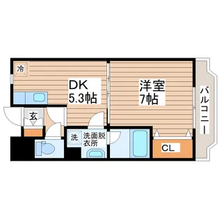 ワークヒルズ【4階】の間取り