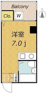神宮ビル【4階】の間取り