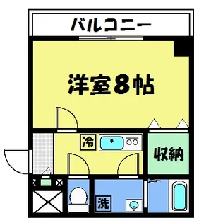 フラッティ千本今出川【3階】の間取り
