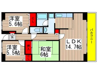 ルーチェ緑が丘【2階】の間取り