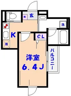 ウィンドテラス市川真間【3階】の間取り