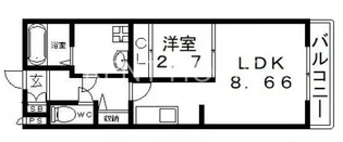 ブラウンシュガーレジデンス【2階】の間取り