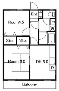 HILL SIDE III【2階】の間取り