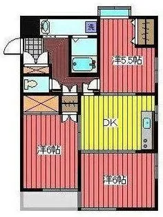 ロイヤルハウス【3階】の間取り