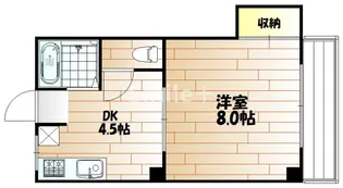 リバーサイドクラタ【3階】の間取り
