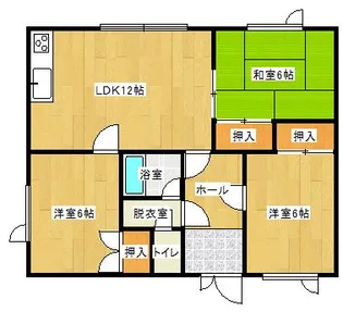 コーポモグ【2階】の間取り