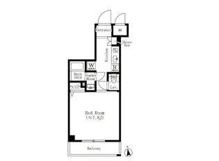 CREATIF文京江戸川橋【5階】の間取り