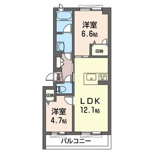 アンビエラ【3階】の間取り
