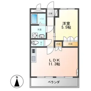 ユートピア II【2階】の間取り