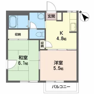 リッチモンド【2階】の間取り
