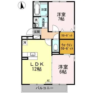 グランドゥール【2階】の間取り