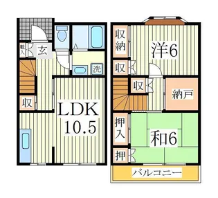 メープルタウンイースト3の間取り