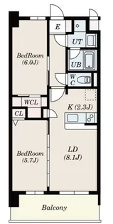 S-RESIDENCE博多駅南afford【5階】の間取り