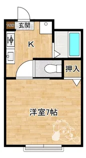 リッシュシェソワ【2階】の間取り