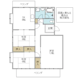 SENBA TERRACE 2【1階】の間取り
