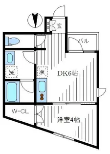 MT高円寺【4階】の間取り