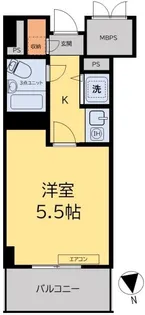 シティハイツ松戸【3階】の間取り