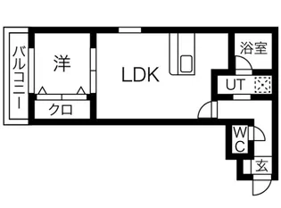 ジュネス中杉町【3階】の間取り