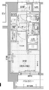 エスリード新大阪グランゲートサウス【10階】の間取り