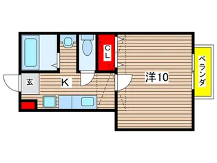アスティオン荒井III【2階】の間取り