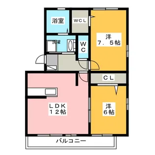 セジュール・フーキ【3階】の間取り