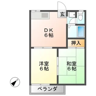 コアリーいとう【2階】の間取り