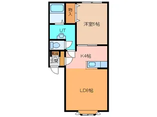 APIA【1階】の間取り