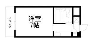 ウエストヴィラージュII【4階】の間取り