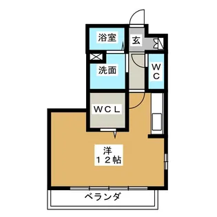 ボヌール今池南 B棟【1階】の間取り
