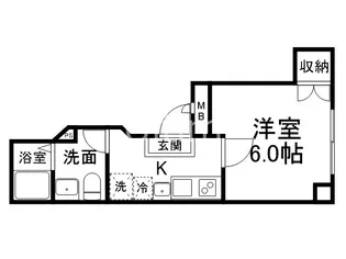 フェアリーベル二条城【3階】の間取り