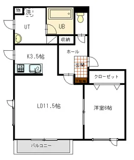 キャラメリゼ【2階】の間取り