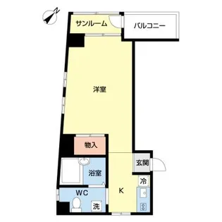 ラ・トゥール・ヴェルディ【5階】の間取り