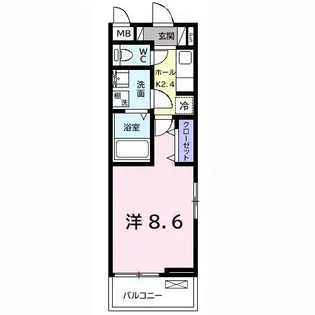 アヴァンセ II【3階】の間取り