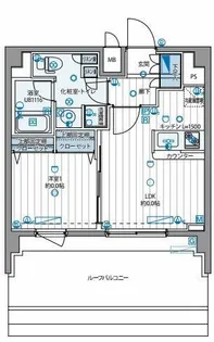 パティーナ住吉【6階】の間取り