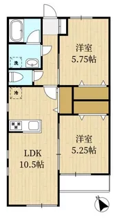 エーベンコート【2階】の間取り