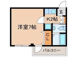 YMフラット【2階】の間取り