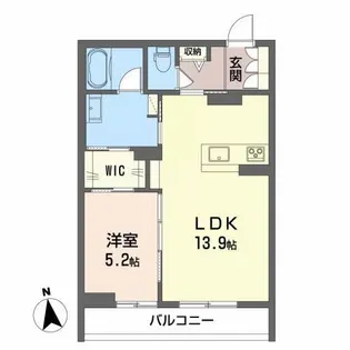 シャーメゾンFLAP【2階】の間取り