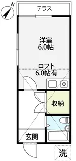 クレッセント小台【1階】の間取り